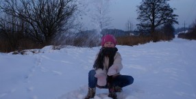 sypnęło śniegiem